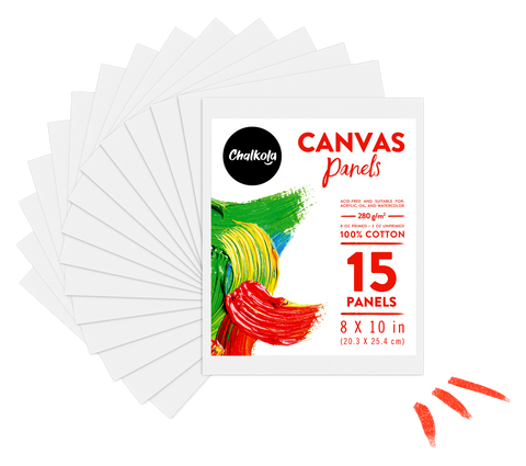 Acrylic Paint Products - 15 Canvas Panels