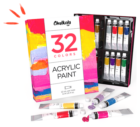 Acrylic Paint Products - 32 Colors