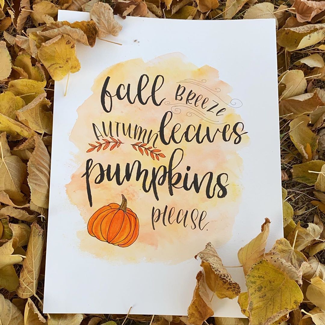 Autumn Watercolor Painting 1