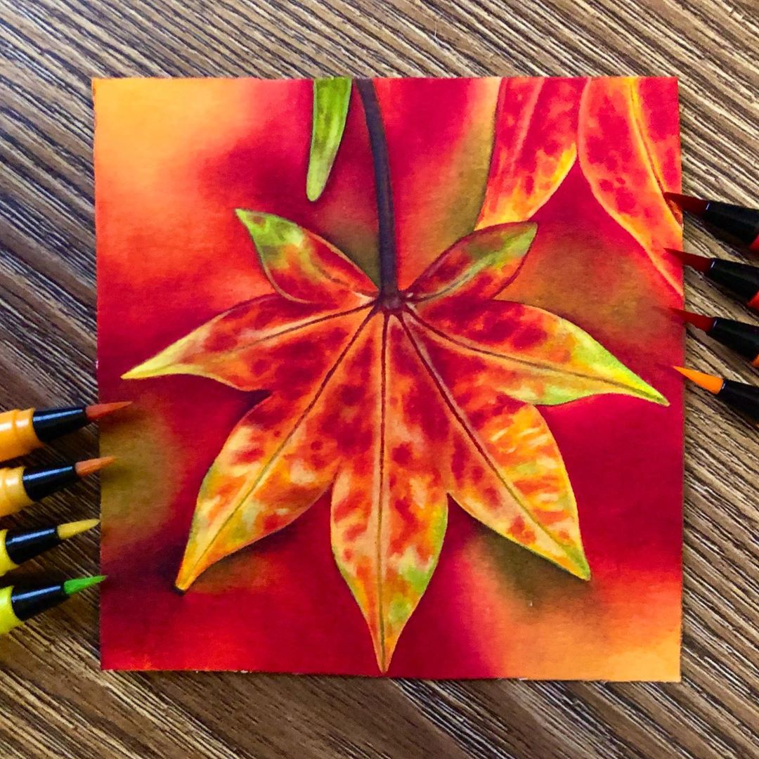 Autumn Watercolor Painting 3