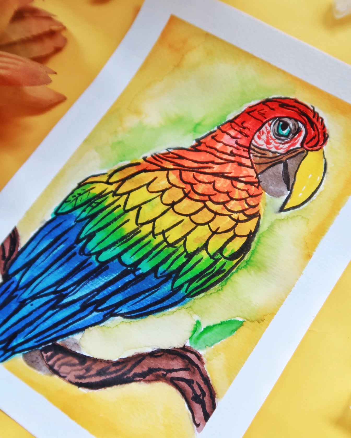 Bird Watercolor Painting 1