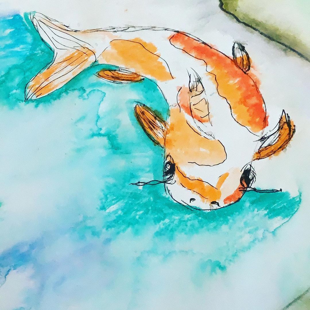 Fish Watercolor Painting 1