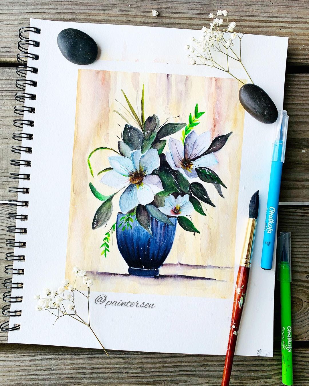 Flower Watercolor Painting 12