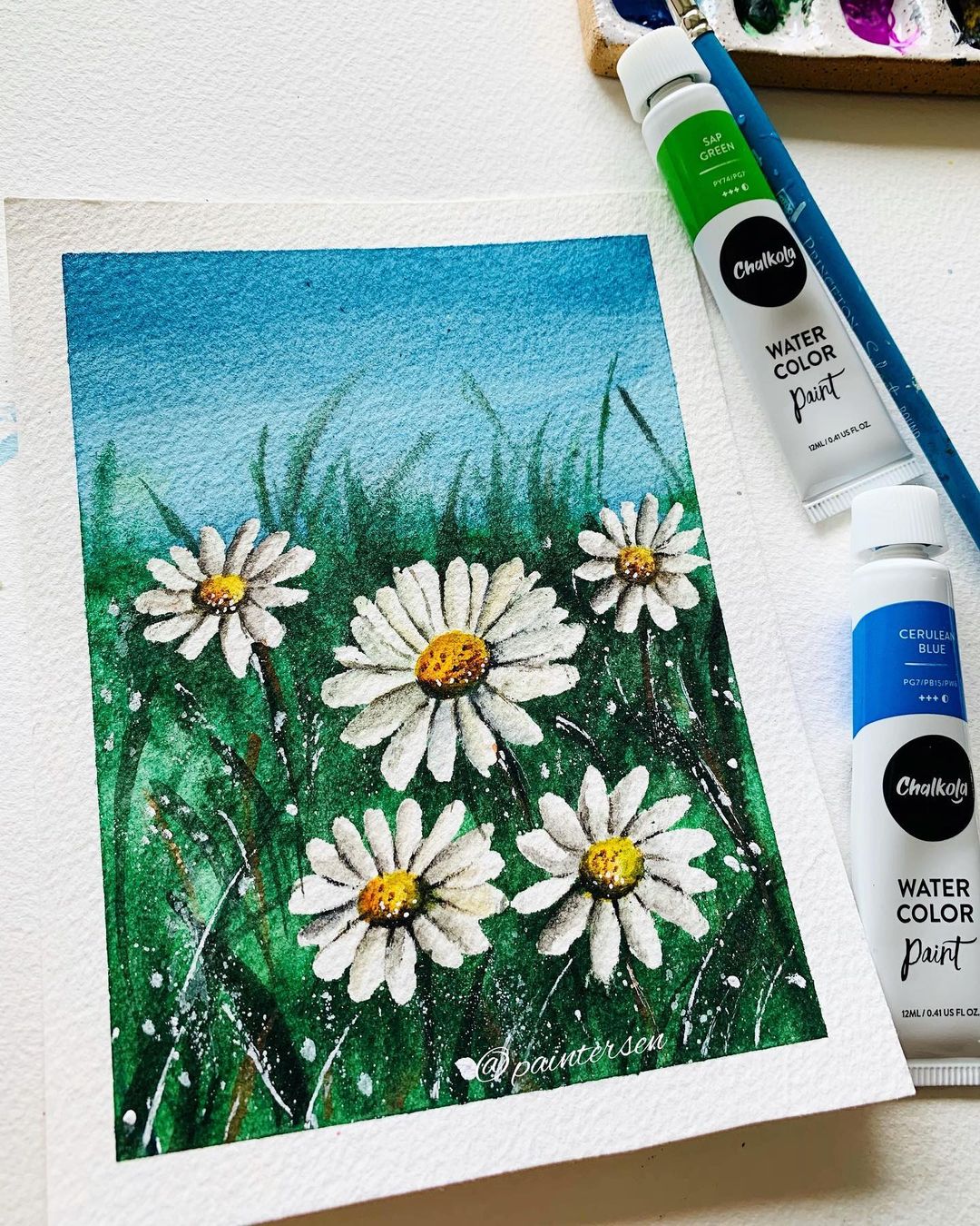 Flower Watercolor Painting 26