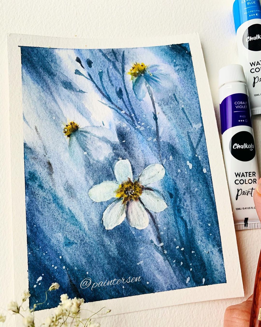 Flower Watercolor Painting 7