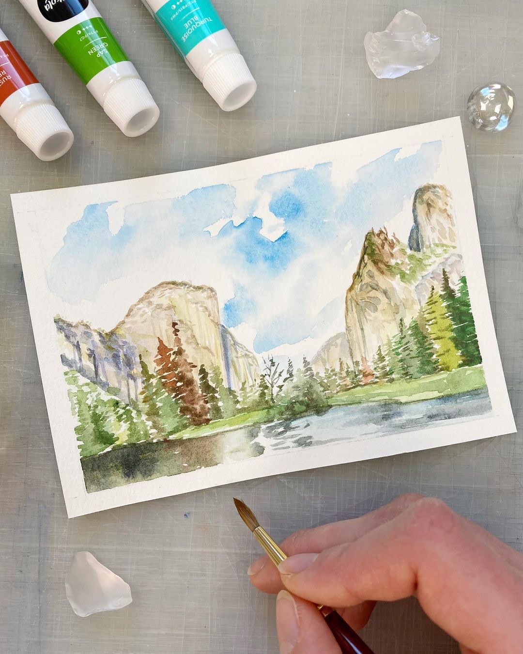 Landscape Watercolor Painting 5