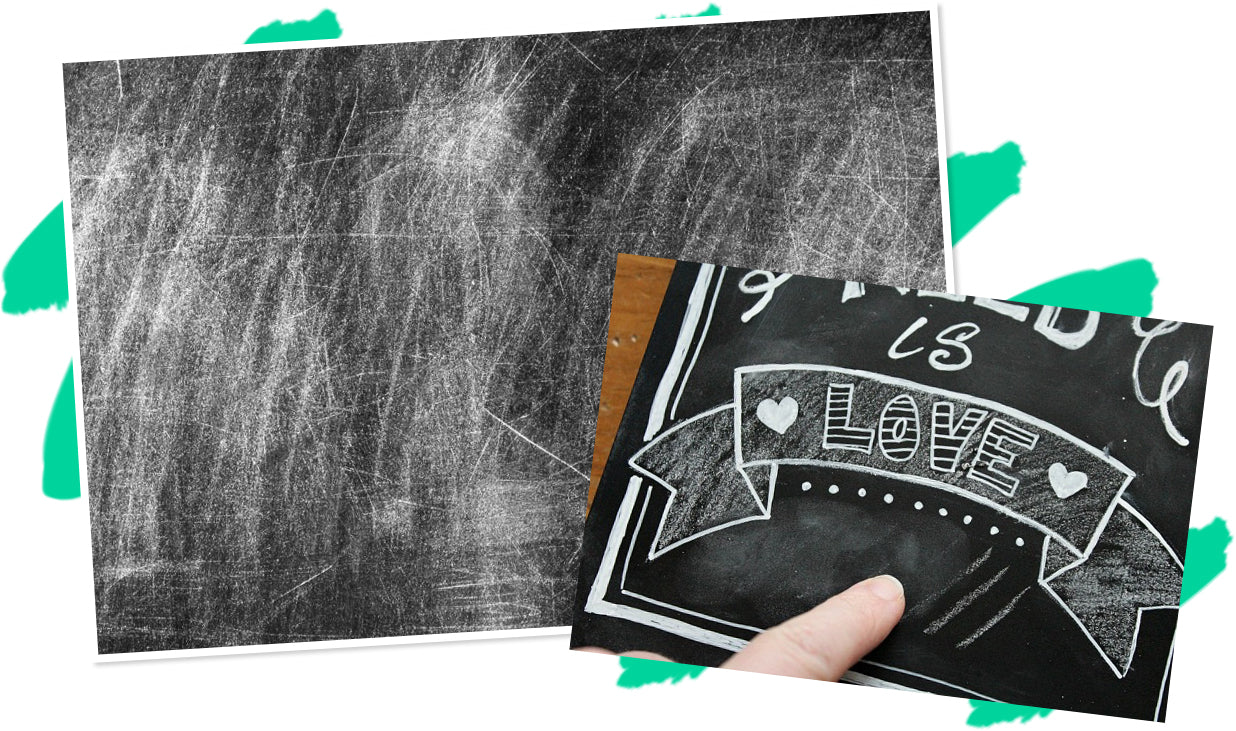 How to Clean Chalkboard Ghosting