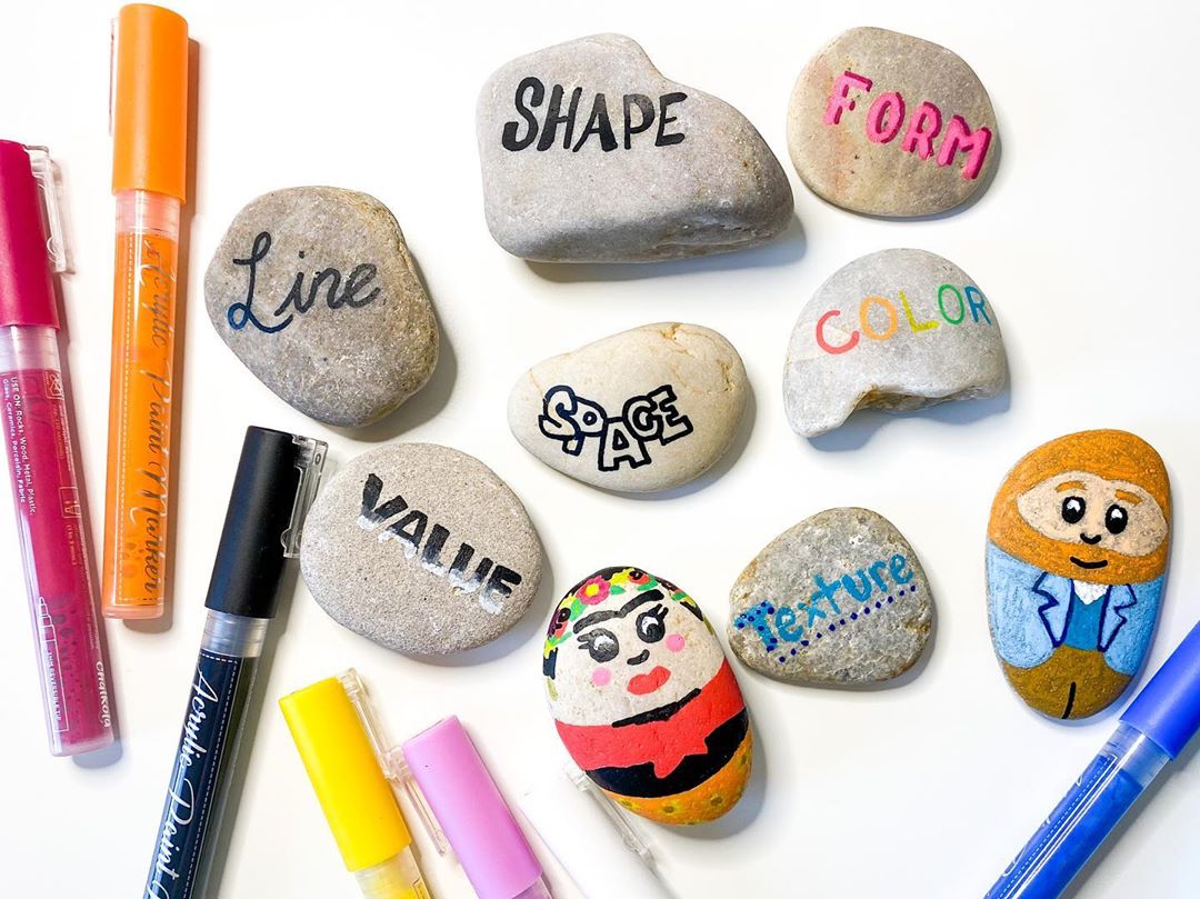 rock painting idea