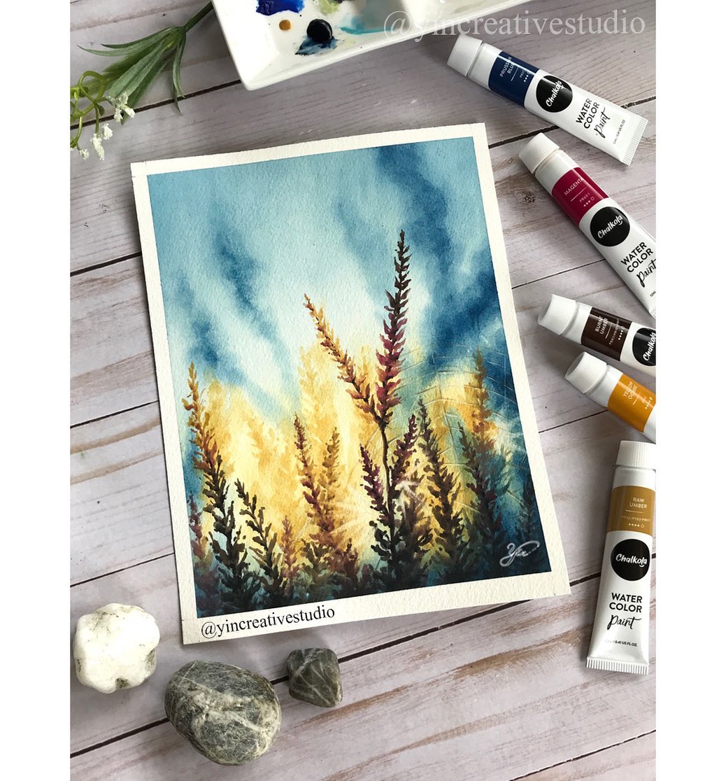 Tree Watercolor Painting 2