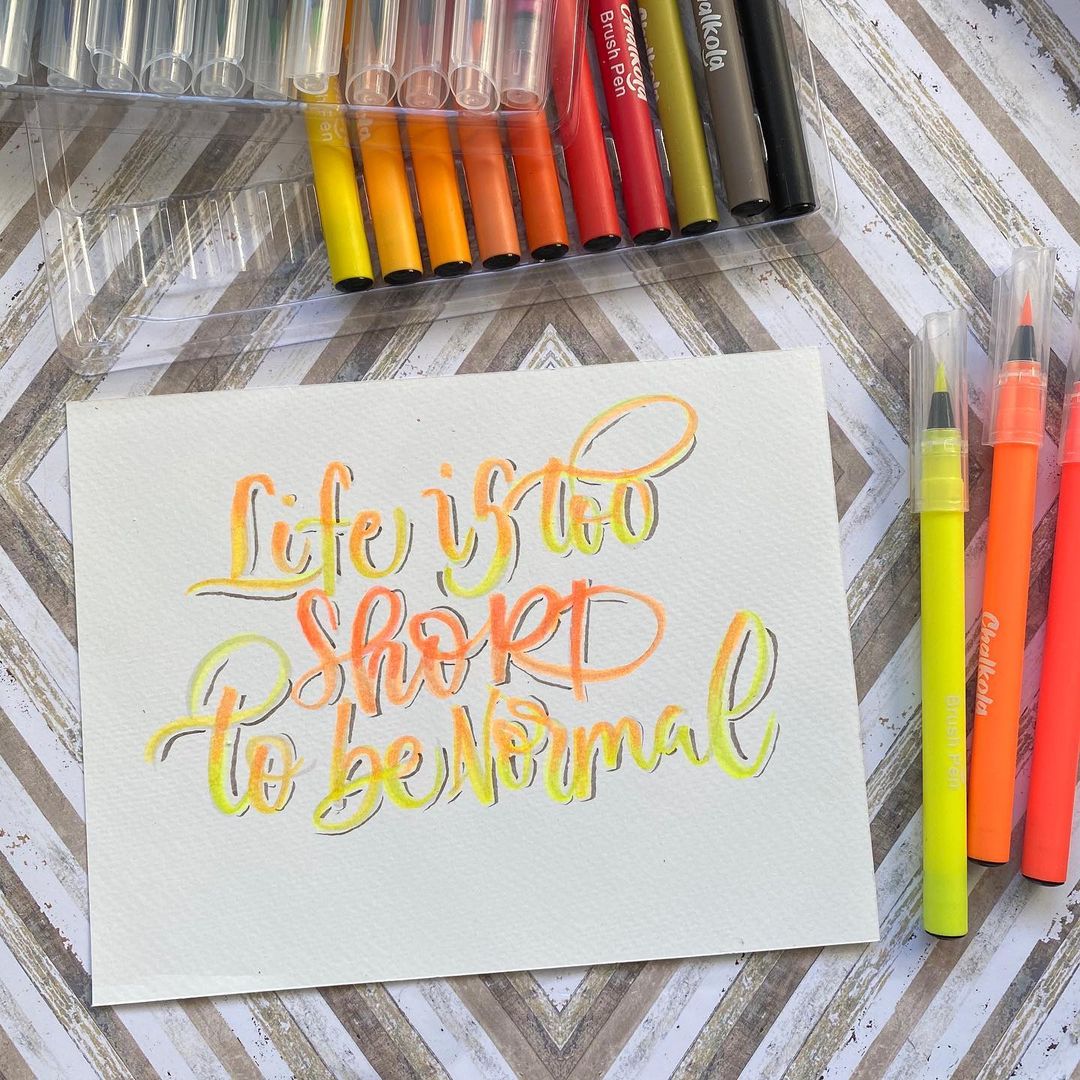 Watercolor Calligraphy 5