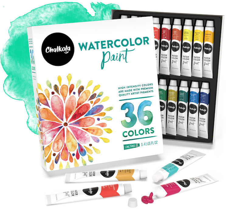 Watercolor Paints - 36 Colors