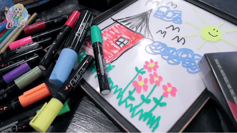 DIY Minion Art Case Painted with Chalk Markers - Chalkola Art Supply