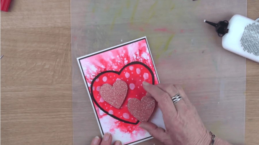 card over the heart