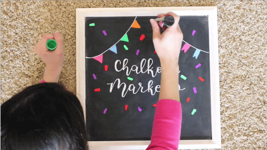 chalkboard surface