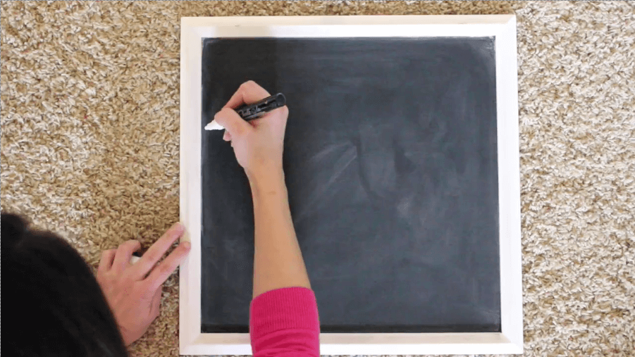 small chalkboard