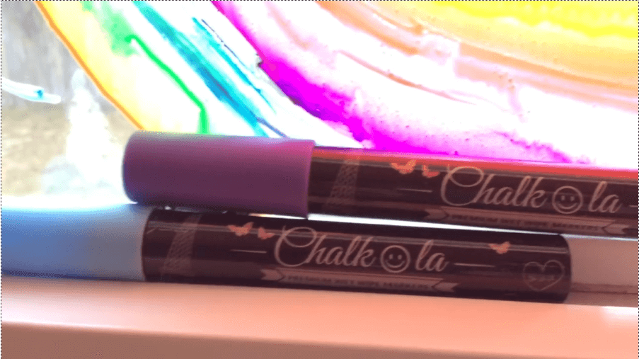 working with Chalkola Premium Wet Wipe markers