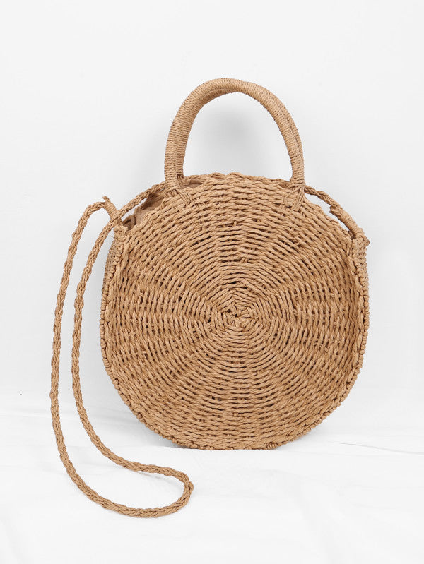 Round Straw Bag