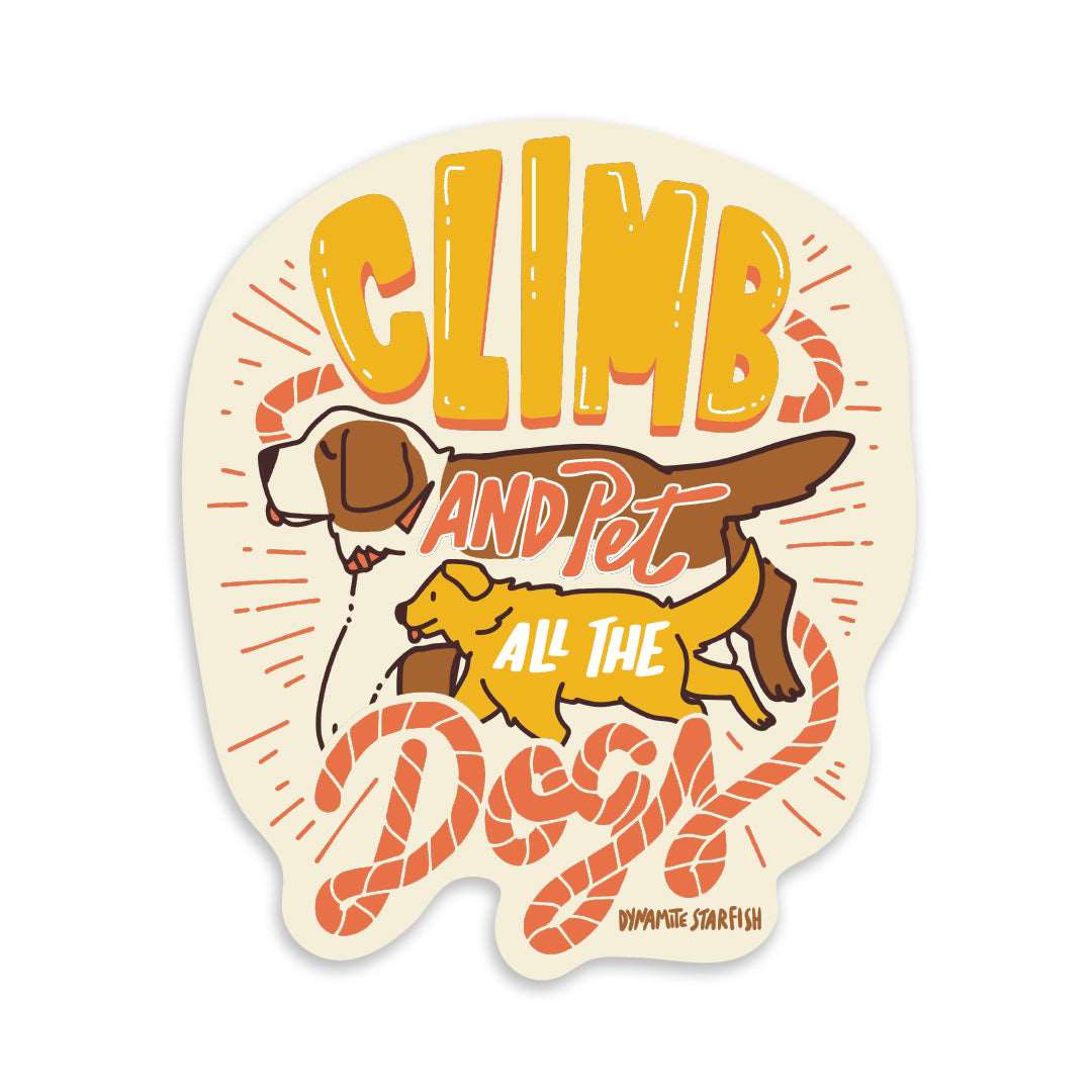 Rope Gun — Rock Climbing Sticker