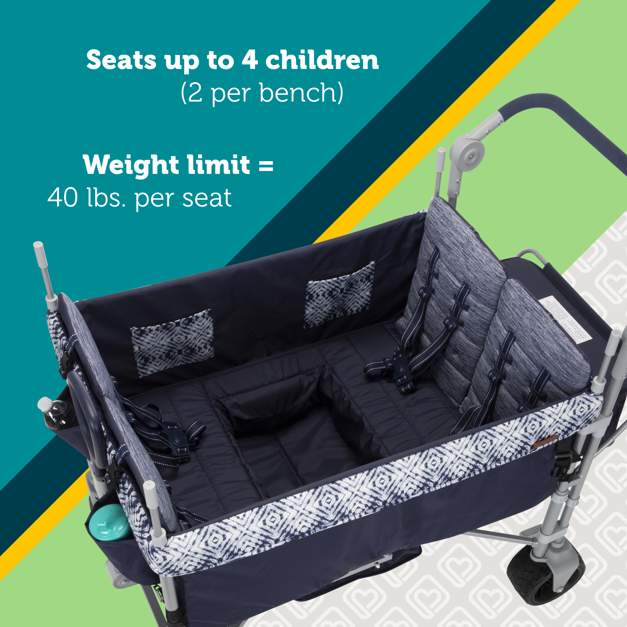 Summit Quad Wagon Stroller - Image 3