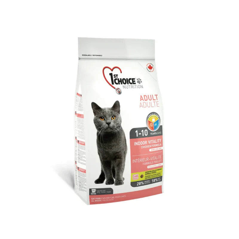 1st Choice 壹之選：室內成貓去毛球雞肉活力配方糧 - Q-PETS product image