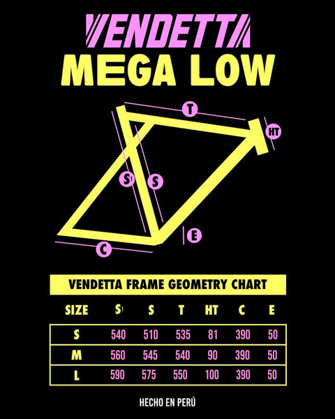 Vendetta Mega Low geometry