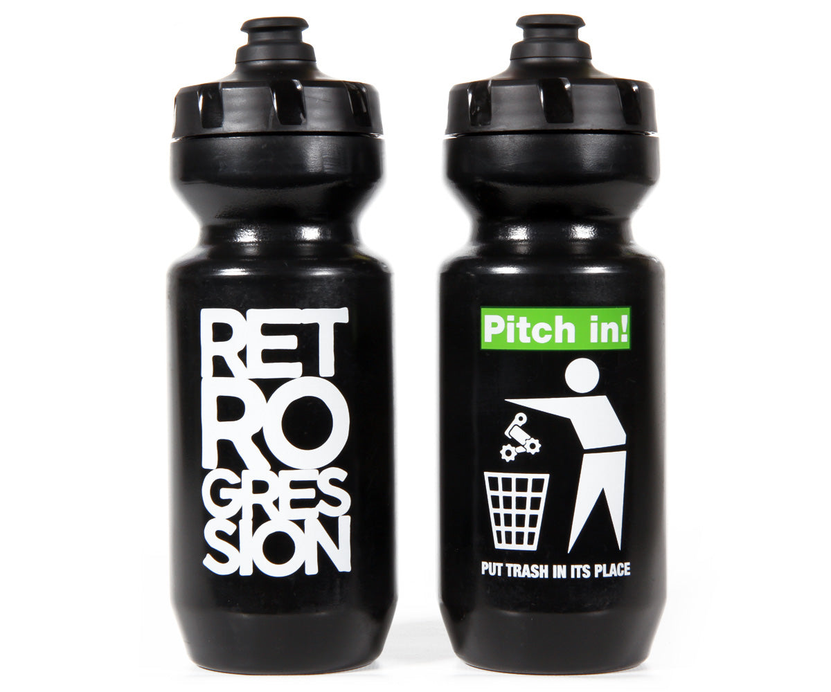 Retrogression "Pitch in!" Purist water bottle