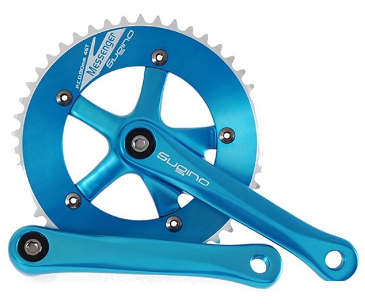 blue crankset