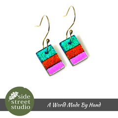 DICHROIC GLASS EARRINGS