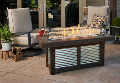 Find the perfect spot near your home but away from flammable materials for your fire pit table from Outdoor GreatRoom Company.