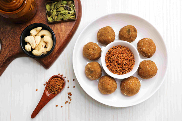 Fenugreek Ladoos for guru purnima