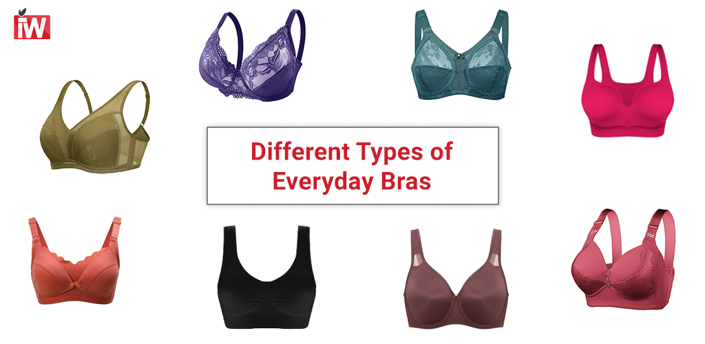 Different types of everyday bras