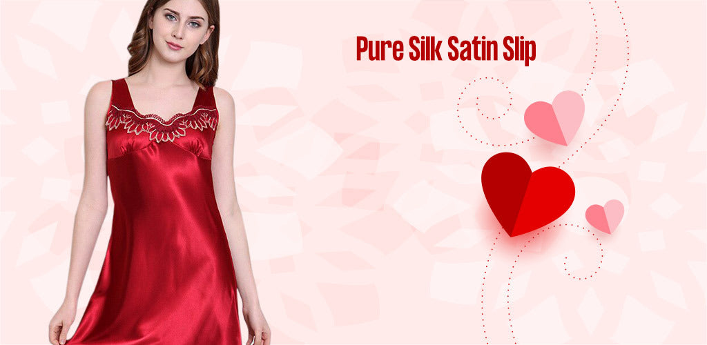 Pure Silk Satin Slip