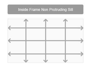 Inside Frame - Non Proturding Sill