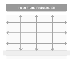Inside Frame - Proturding Sill
