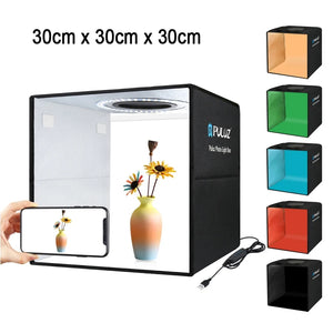 Photo Lighting Studio Shooting Tent Box Kit with 6 Colors Backdrops - Mills Journey