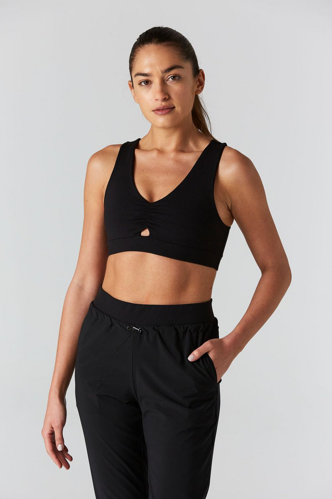 House Arrest Navy Sports Bra