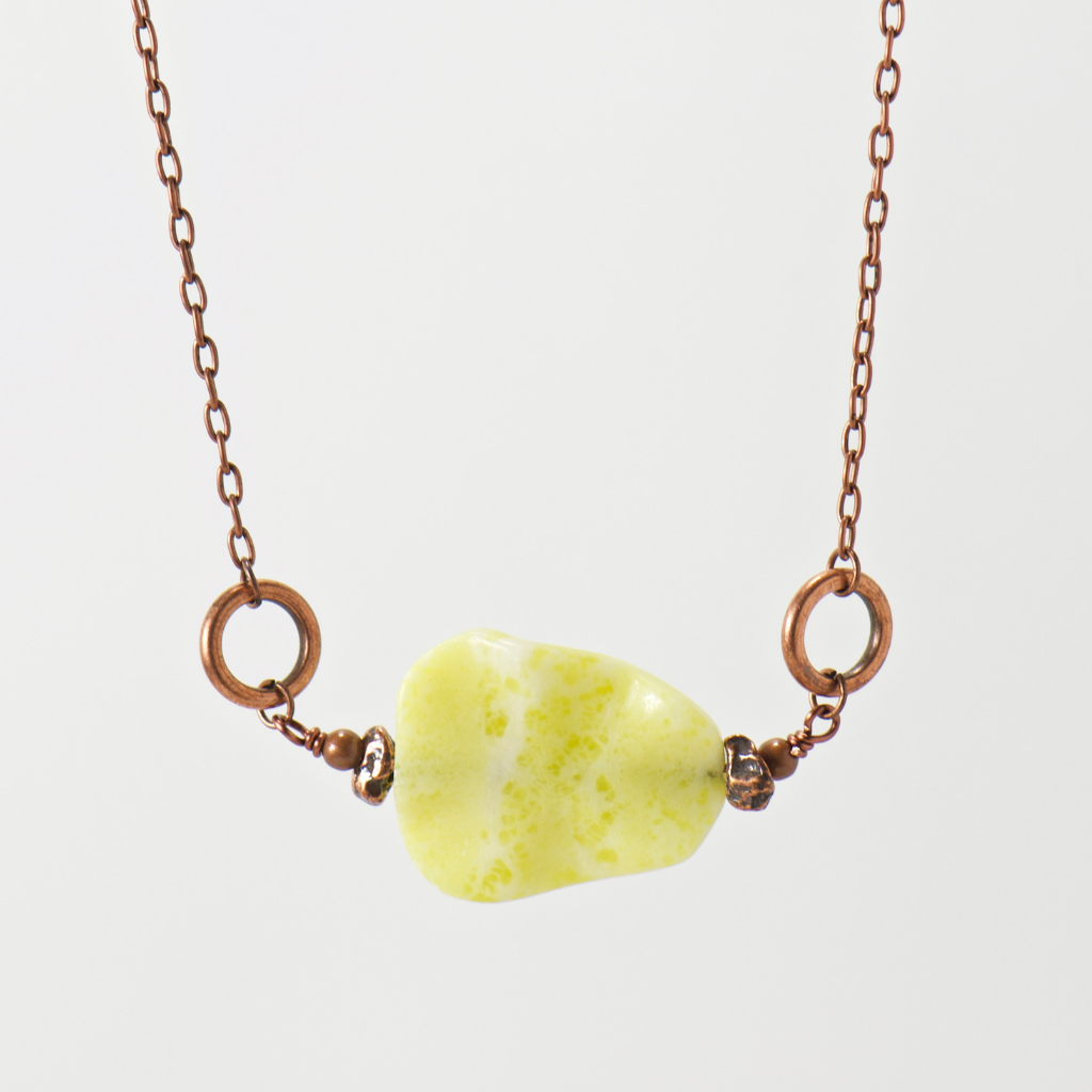 yellow agate jewelry