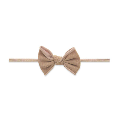 rose gold baby bow