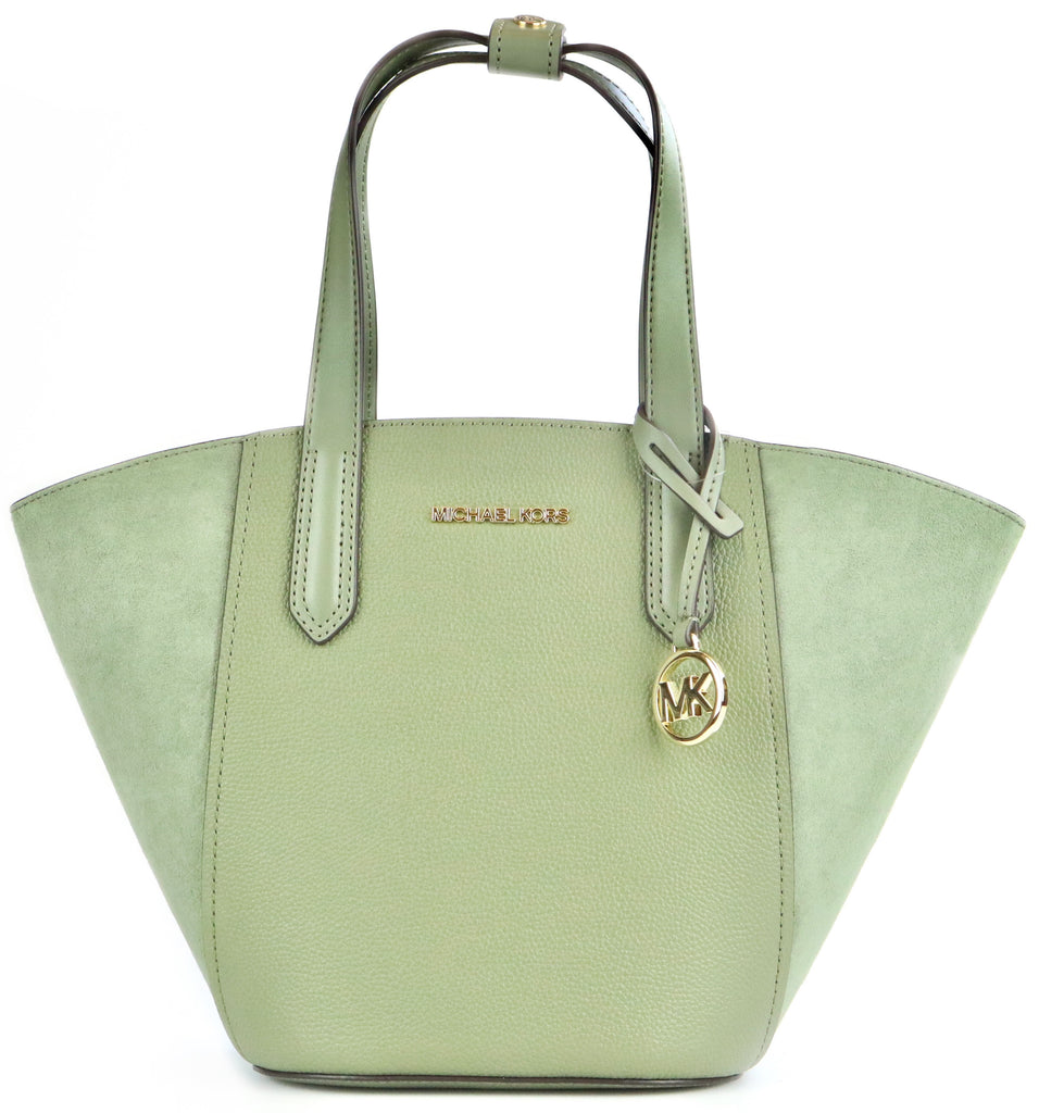 Michael Kors Portia Large Leather Tote Army Green – Jax & Henley