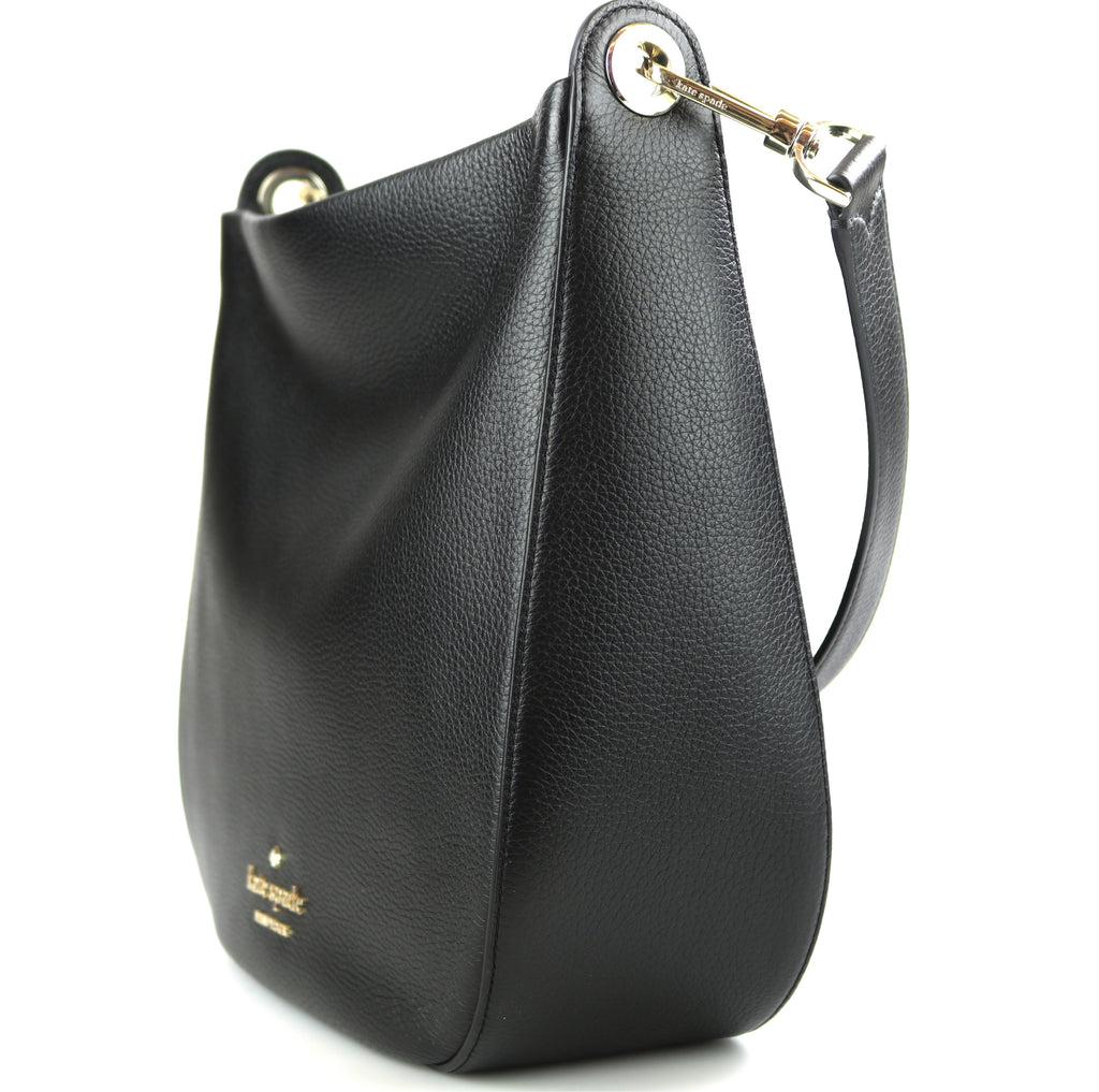 Kate Spade Lexy Pebbled Leather Shoulder Bag - Black – Jax & Henley