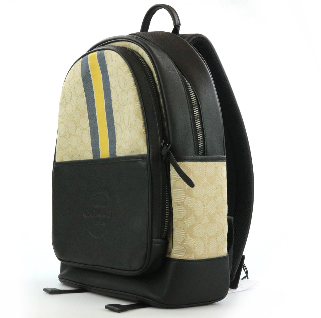 M Coach Thompson Signature Varsity Stripe Backpack - Light Khaki/Brigh –  Jax & Henley