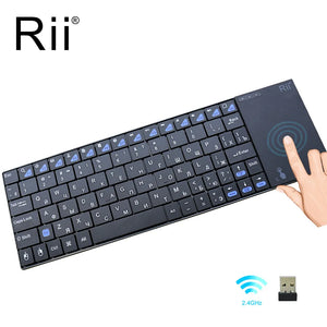 Wireless Touchpad Keyboard: Multilingual, Ultra Slim, 2.4Ghz, for PC, Smart IPTV, Android TV Box. - Hack My House
