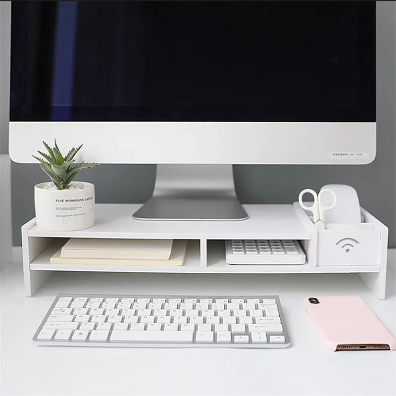 Wooden Desk Organizer Stand