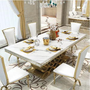 Golden Marble Dining Set - Hack My House