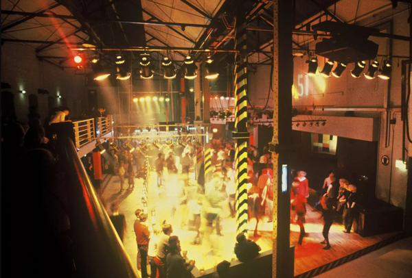 The Hacienda club 1980s Manchester inside