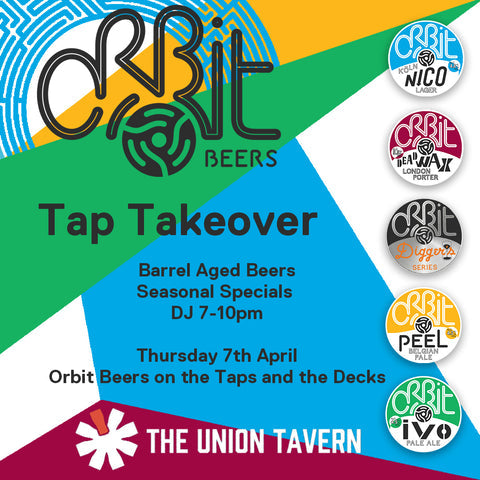 Poster for Tap Takeover at The Union Tavern