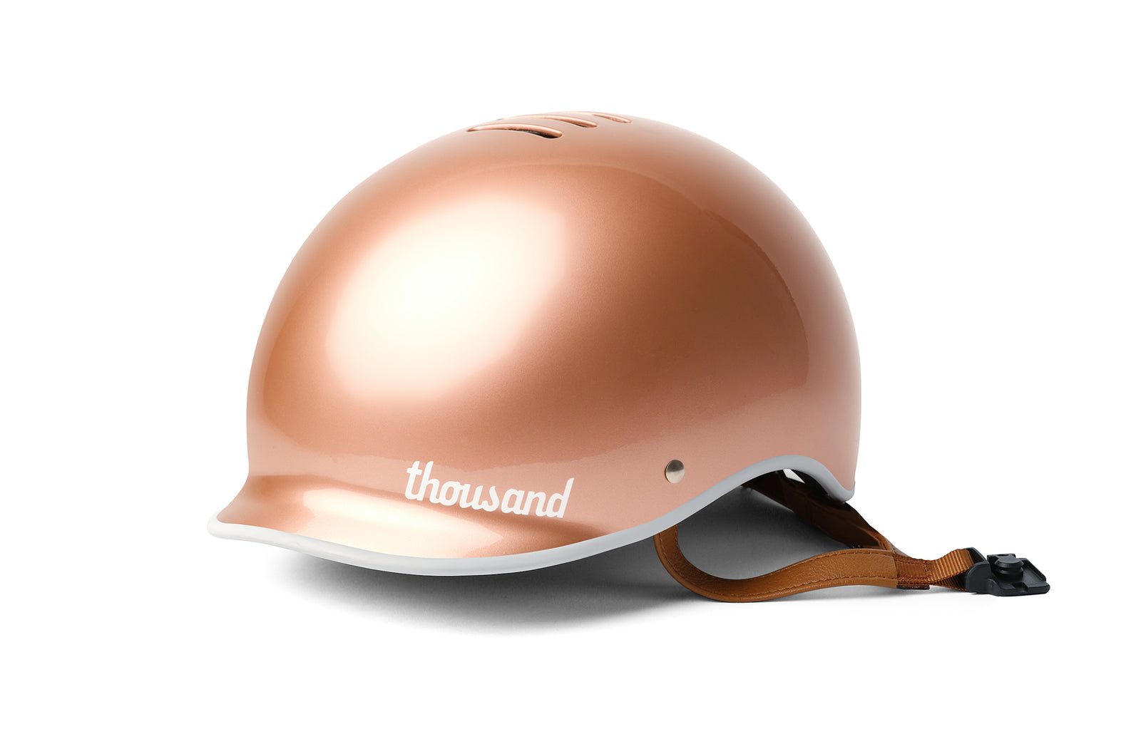 rose gold bike helmet