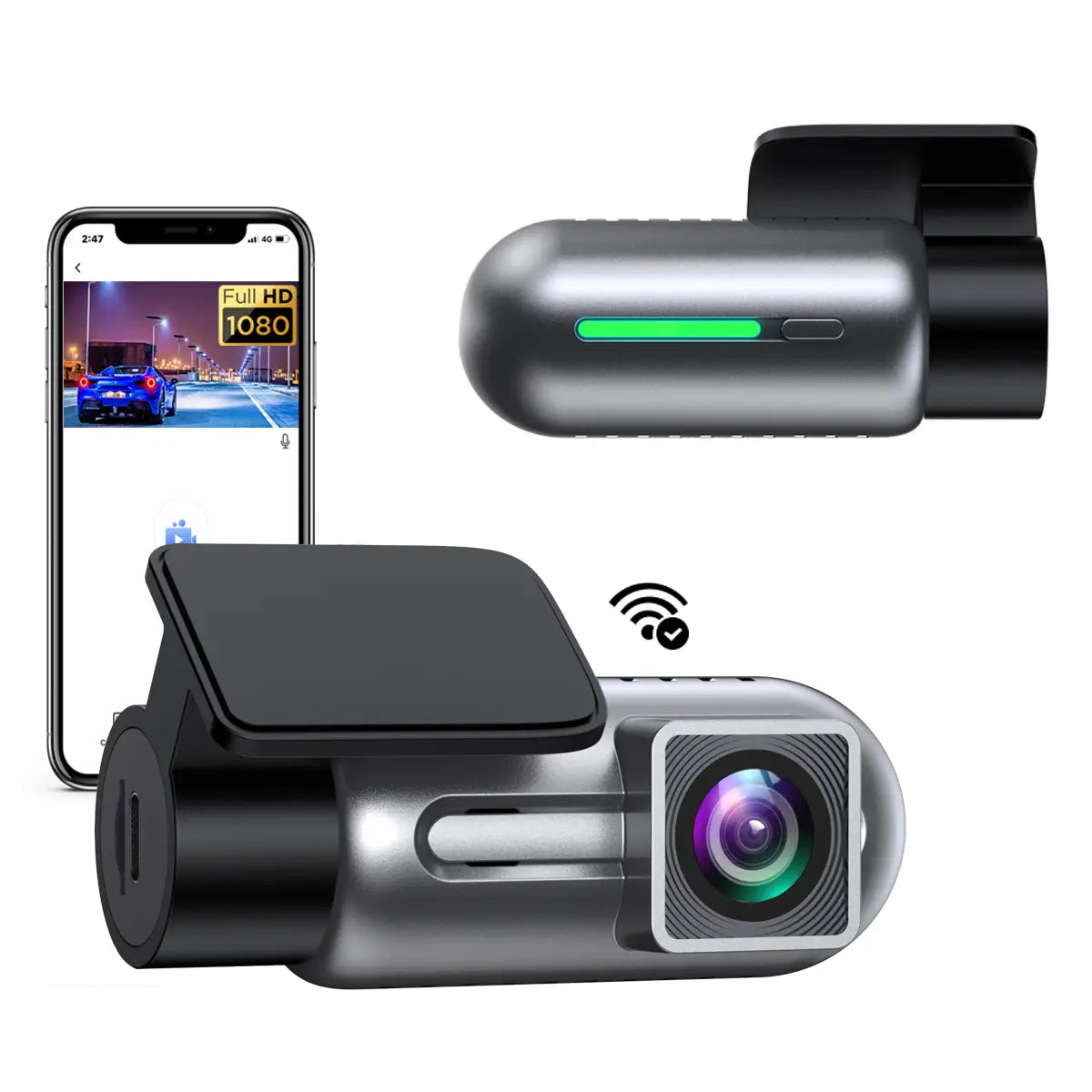 Camera auto DVR WIFI, Vizionare nocturna, Full HD 1080P, Senzor GC2083