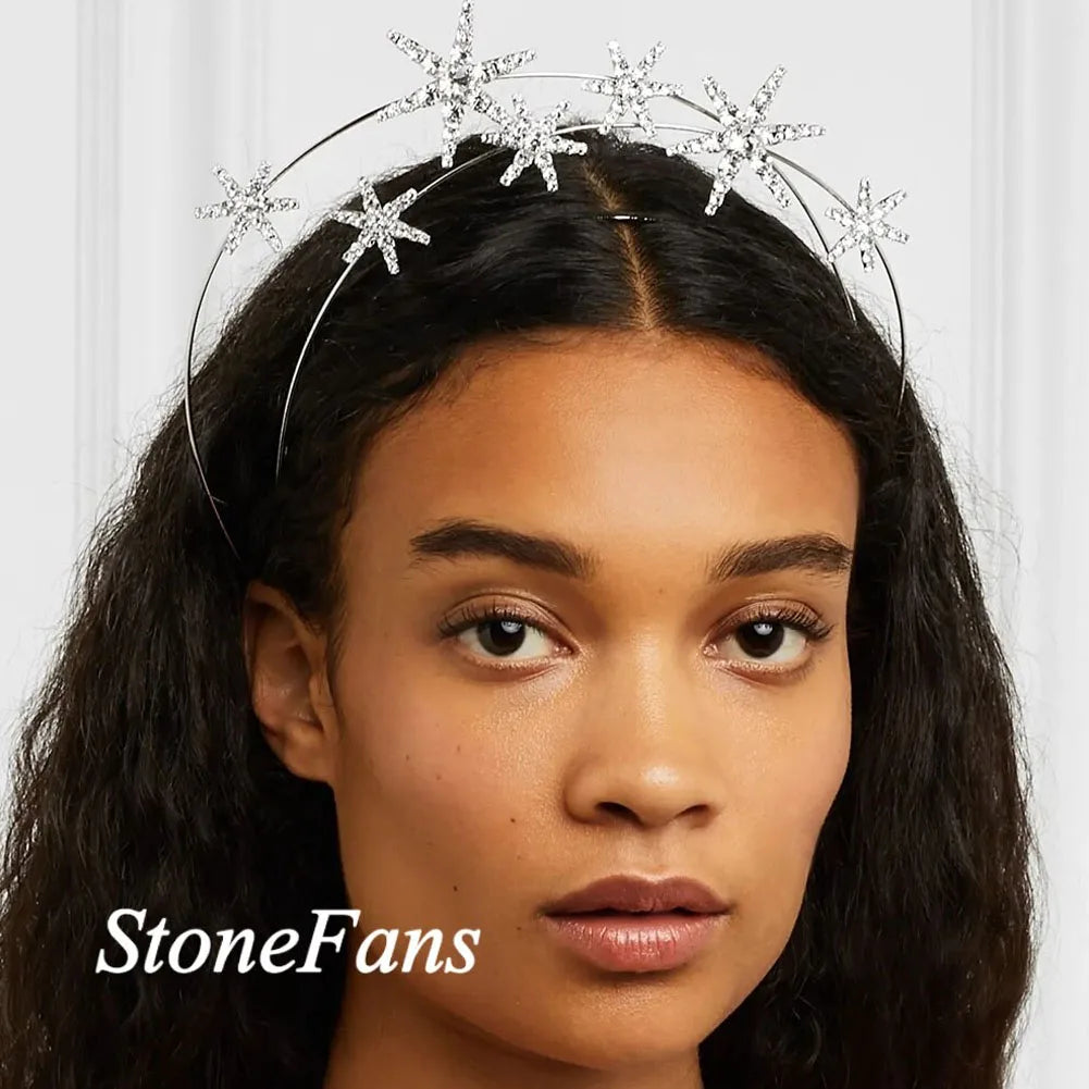 Stonefans Luxury  Crystal Hair Jewelry Accessories