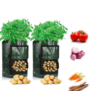 Potato Cultivation Planting Woven Fabric Bags Garden Pots - creativeworksandmore